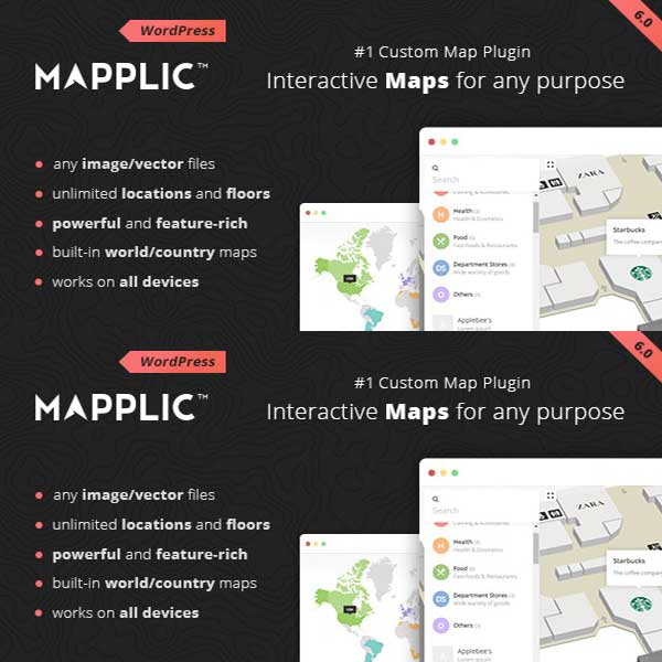 Mapplic – Custom Interactive Map WordPress Plugin | Dokan WordPress