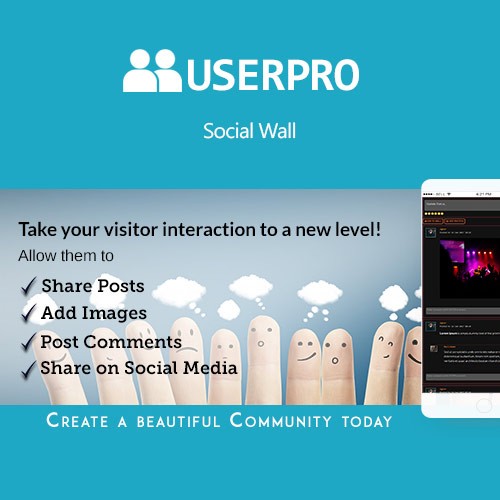 UserPro – Social Wall Add on 1 1