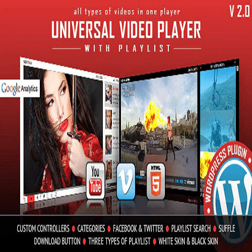 Universal Video Player WordPress Plugin