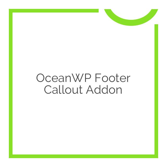 oceanwp footer callout addon 1.0.10 1