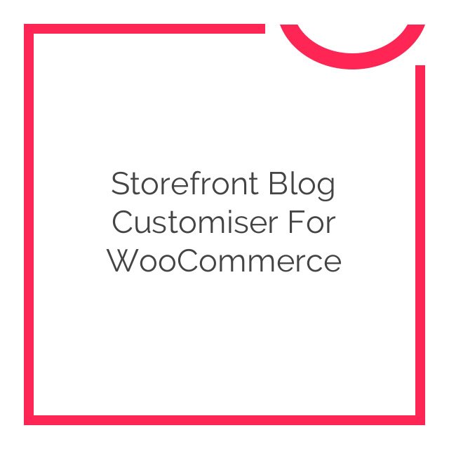 storefront blog customiser for woocommerce 1.2.2