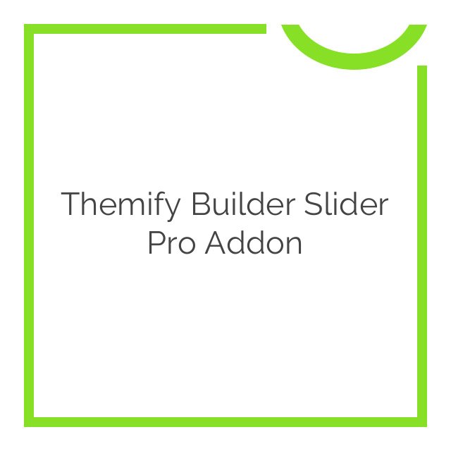 themify builder slider pro addon 1.1.81