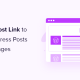 edit post link to WordPress postes and pages in WordPress posts og