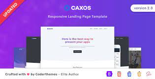 CAXOS – LANDING PAGE TEMPLATE LATEST VERSION