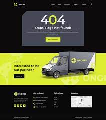 ONGOES – SHIPPING & TRANSPORT COMPANY ELEMENTOR TEMPLATE KIT LATEST VERSION