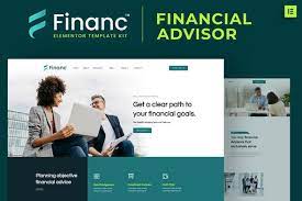 FINANC – FINANCIAL ADVISOR ELEMENTOR TEMPLATE KIT LATEST VERSION