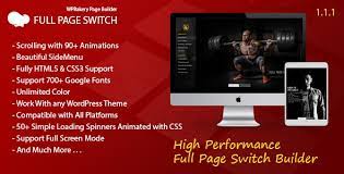 FULL PAGE SWITCH WITH SIDE MENU – ADDON FOR WPBAKERY PAGE BUILDER 1.1.1