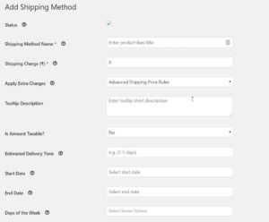 Advance Flat Rate Shipping Method For WooCommerce
