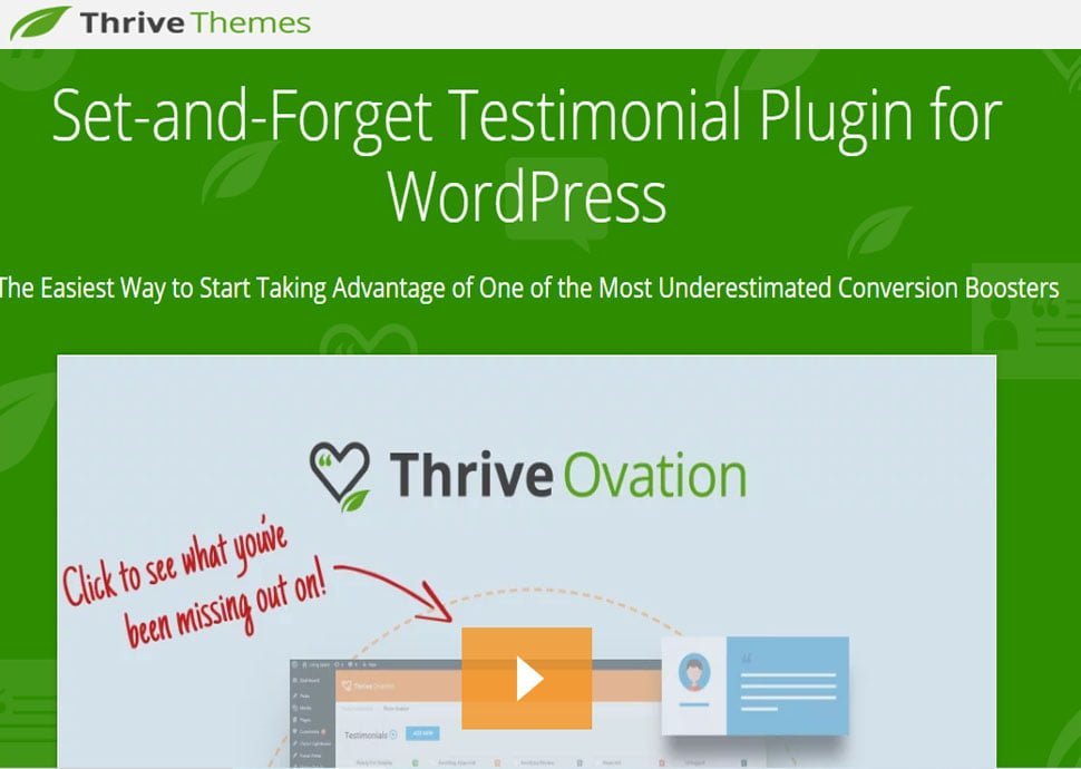 Thrive Themes Ovation