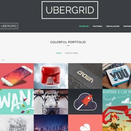 UberGrid responsive grid builder for WordPress