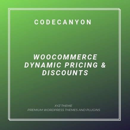 WooCommerce Dynamic Pricing Discounts 1