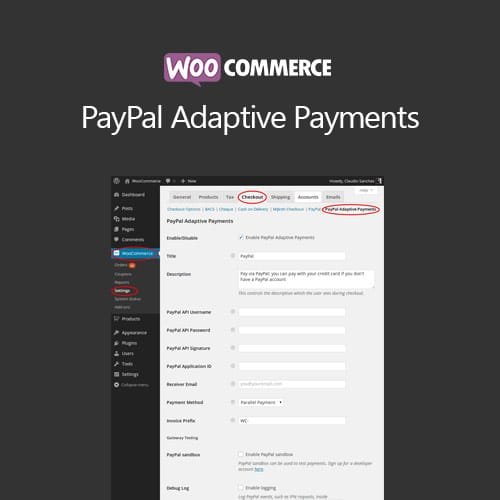 WooCommerce PayPal Adaptive Payments