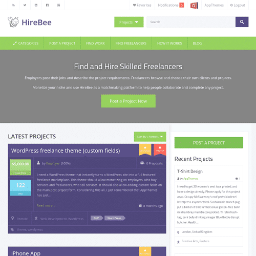 APPTHEMES HIREBEE