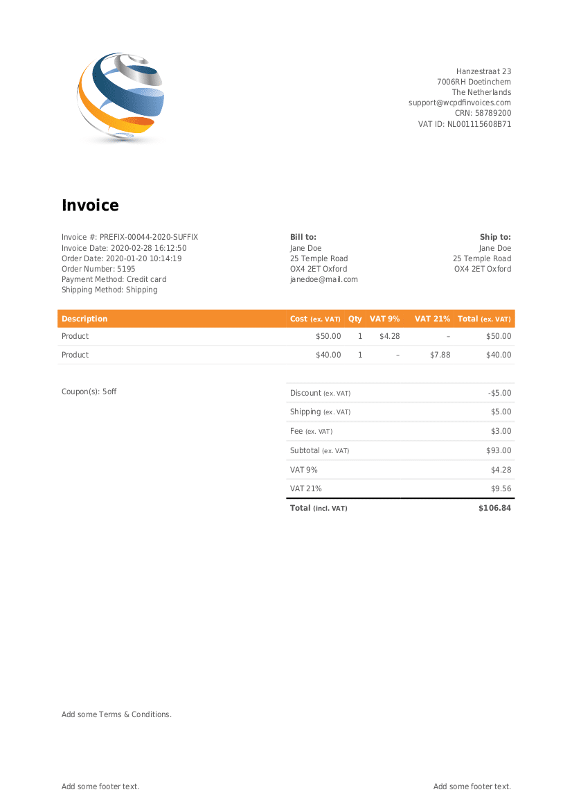 new invoice