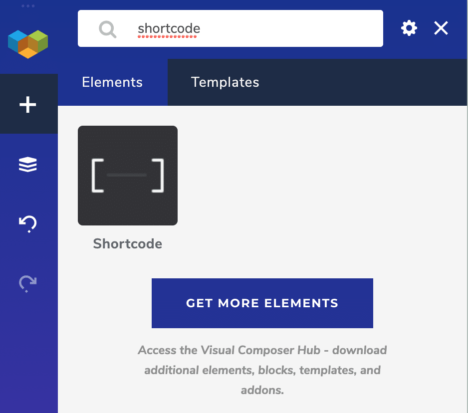 visual composer shortcode