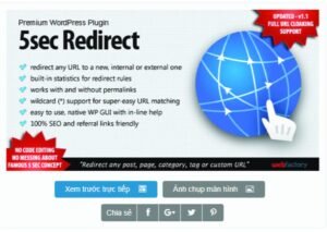5sec Redirect WordPress Plugin