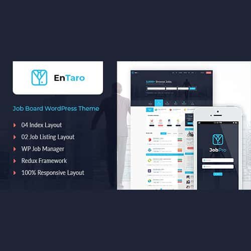 Entaro – Job Portal WordPress Theme