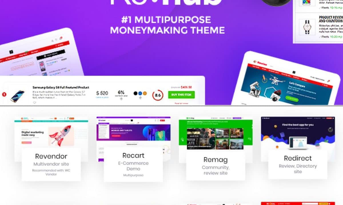 REHub - Multi Vendor Marketplace Theme v16