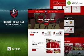 SOCKER – FOOTBALL TEAM & SPORTS CLUB ELEMENTOR TEMPLATE KIT LATEST VERSION