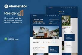 RESIDENZ – REAL ESTATE AGENT & PROPERTY LISTING ELEMENTOR TEMPLATE KIT LATEST VERSION